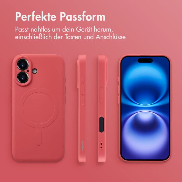 imoshion Color Back Cover mit MagSafe Apple iPhone 16 - Dusty Rose