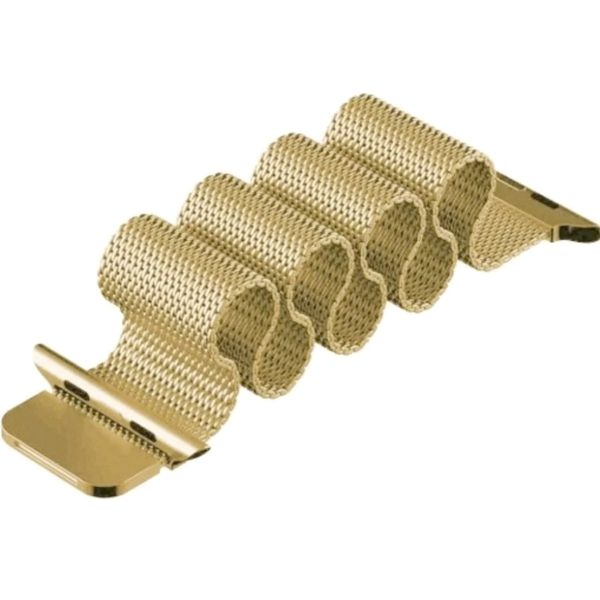 WiWu Milanaise-Armband für das  Apple Watch Series 1 t/m 11 / SE / Ultra (44/45/46/49 mm) - Gold