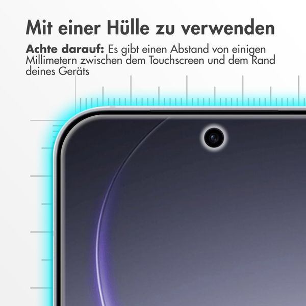 Accezz Screen Protector aus gehärtetem Glas Oppo Reno 15 Pro