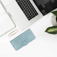 imoshion Luxuriöse Klapphülle Samsung Galaxy A40 - Hellblau