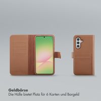 Selencia Olyn Abnehmbare Bookcase mit MagSafe Samsung Galaxy A56 - Braun