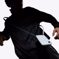 Apple Crossbody Strap - Neon Yellow