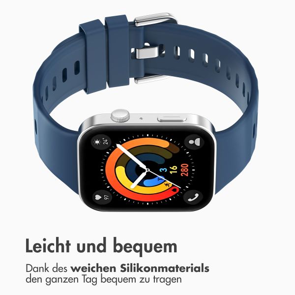imoshion Silikonband für das  Huawei Watch Fit 3 - Blau