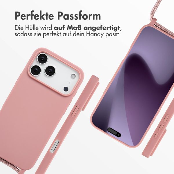 imoshion SilikonHülle mit Band Apple iPhone 17 Pro Max - Sand Pink