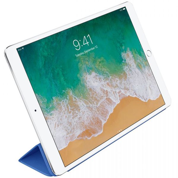 Apple Leather Smart Cover Apple iPad 9 (2021) 10.2 Zoll / iPad 8 (2020) 10.2 Zoll / iPad 7 (2019) 10.2 Zoll / Air 3 (2019) / Pro 10.5 (2017) - Blue