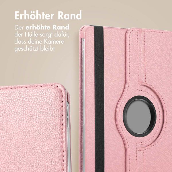 imoshion 360° drehbare Klapphülle Samsung Galaxy Tab S10 Plus / Tab S9 FE Plus / Tab S9 Plus - Rosa