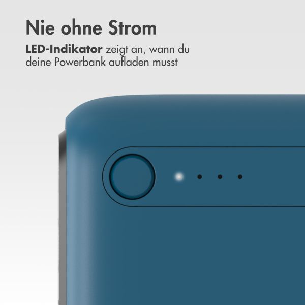 imoshion Powerbank - 27.000 mAh - Schnelles Aufladen und Power Delivery - Blau