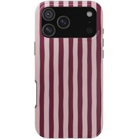Selencia Vivid Rückabdeckung mit MagSafe Apple iPhone 18 Pro Max / 17 Pro Max - Bonbon Stripe Raspberry