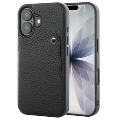 Selencia Riva Back Cover mit Kartenfach Apple iPhone 17 - Schwarz