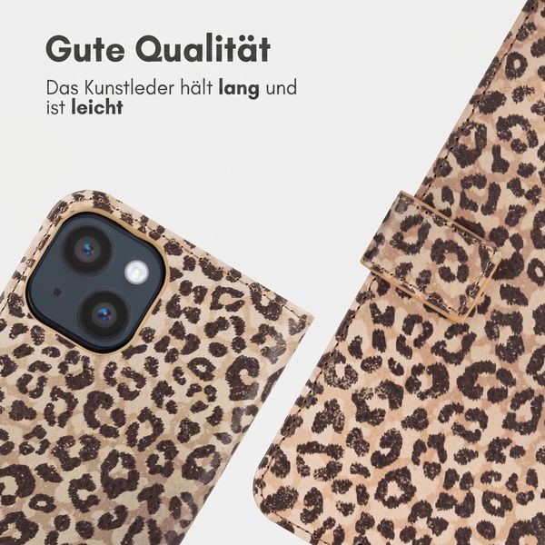 imoshion Design Klapphülle Apple iPhone 14 - Leopard Mood