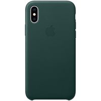 Apple Leder-Case Forest Green für das iPhone Xs