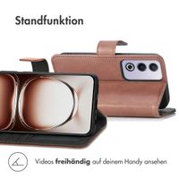 imoshion Luxuriöse Klapphülle Oppo A80 5G - Braun