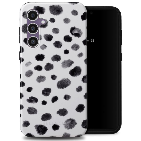 Selencia Vivid Tough Back Cover für das Samsung Galaxy S23 FE - Trendy Leopard