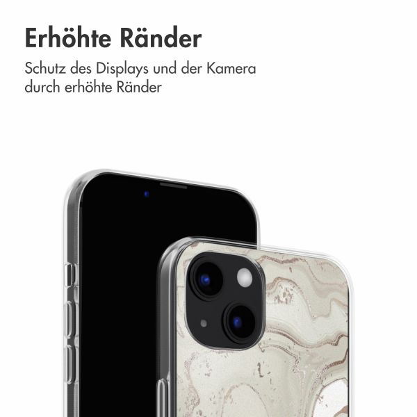 imoshion  Design Hülle für das iPhone 13 - Sandy Marble