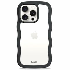 Holdit Wavy Case Apple iPhone 15 Pro - Black / Transparent
