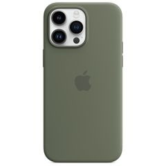 Apple Silikon-Case MagSafe für das Apple iPhone 14 Pro Max - Olive