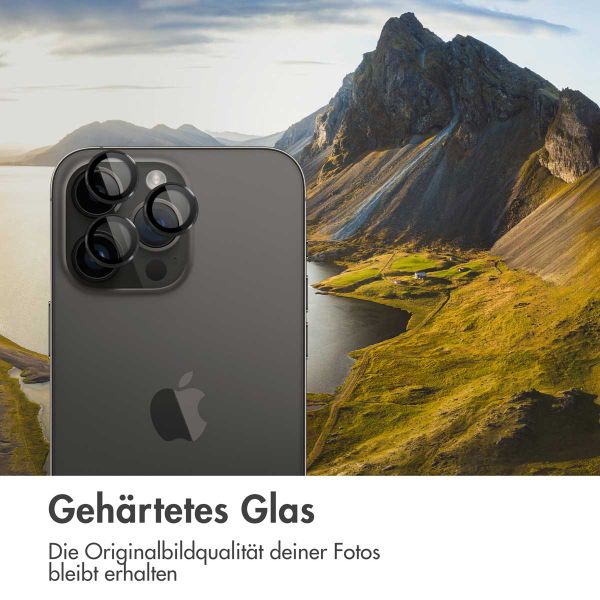 imoshion ﻿2er-Pack Objektivschutz für Kamera für das iPhone 14 Pro / 14 Pro Max - Grau