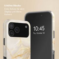 Selencia Vivid Rückabdeckung mit MagSafe Apple iPhone 18 Pro Max / 17 Pro Max - Golden Beige Marble
