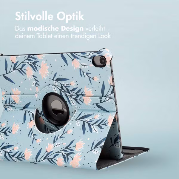 imoshion 360° drehbare Design Klapphülle Apple iPad Air 5 (2022) / Air 4 (2020) - Flowers