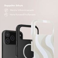 Selencia Vivid Rückabdeckung mit MagSafe Apple iPhone 18 Pro / 17 Pro - Desert Waves Beige