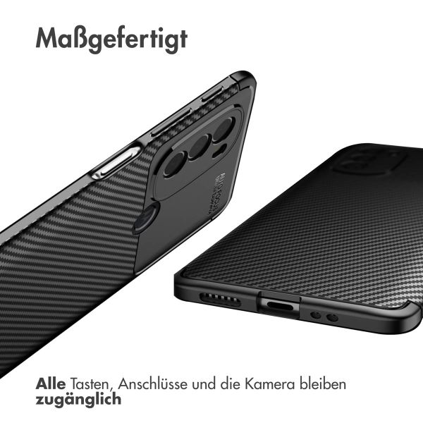 imoshion Carbon-Hülle für das Motorola Moto G31 - Schwarz