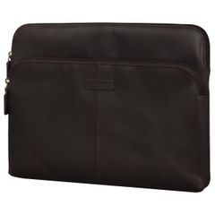 dbramante1928 Skagen Pro+ Sleeve - Laptop Hülle 13 Zoll - Laptop Sleeve - Echtes Leder - Apple MacBook Pro 13 Zoll / Air 13 Zoll - Hunter Dark