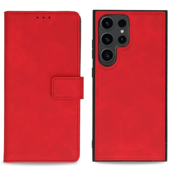 imoshion Entfernbare 2-1 Luxus Klapphülle Samsung Galaxy S24 Ultra - Rot