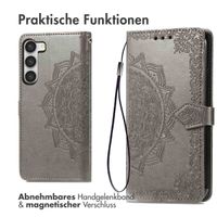 imoshion Mandala Klapphülle Samsung Galaxy S23 Plus - Grau