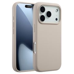 Accezz Liquid Silikoncase mit MagSafe Apple iPhone 17 Pro - Stone