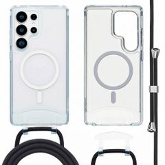 imoshion MagSafe Hülle mit abnehmbarem Band Samsung Galaxy S24 Ultra / S25 Ultra - Transparent