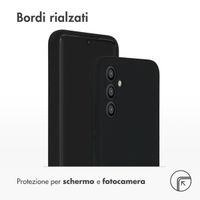 Accezz Liquid Silikoncase Samsung Galaxy A34 (5G) - Schwarz