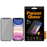 PanzerGlass Privacy Case Friendly Anti-Bacterial Displayschutzfolie für das Apple iPhone 11 / Xr