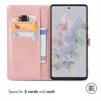 imoshion Mandala Klapphülle Google Pixel 6a - Rosé gold
