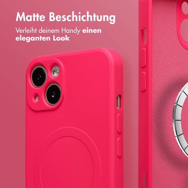imoshion Color Back Cover mit MagSafe Apple iPhone 15 - Neon Pink