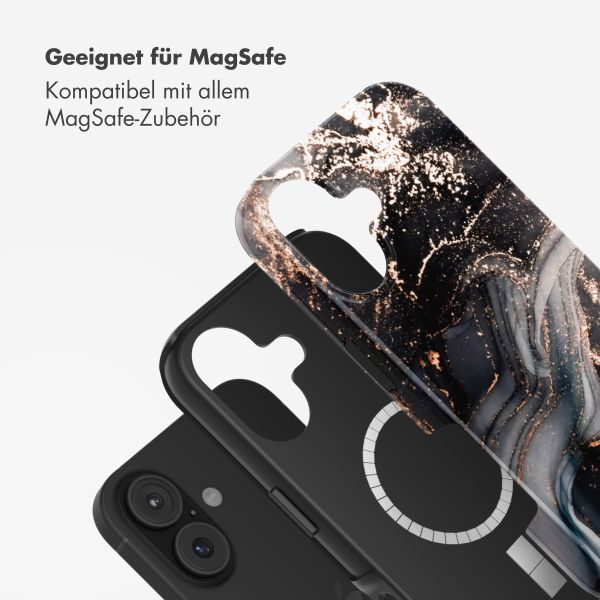 Selencia Vivid Rückabdeckung mit MagSafe Apple iPhone 17 - Chic Marble Black