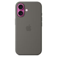 Apple Silikon-Case MagSafe für das Apple iPhone 16 - Stone Gray