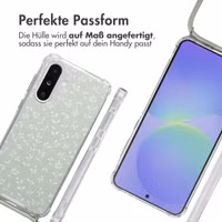 imoshion Design Hülle mit Band Samsung Galaxy A36 - Smoke Green Flowers