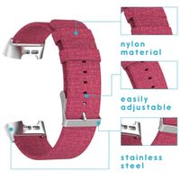 imoshion Nylon-Armband Fitbit Charge 3/4 - Rosa