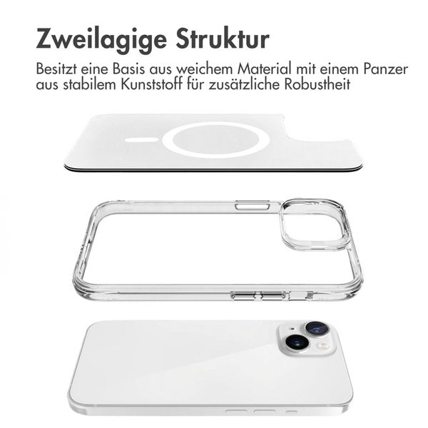 imoshion Rugged Air MagSafe Case Apple iPhone 15 - Transparent