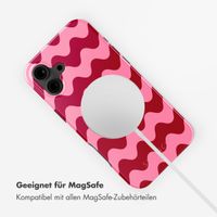 Selencia Vivid Tough Back Cover mit MagSafe für das iPhone 16 - Wave Vibes Lipstick