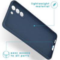 imoshion TPU Color Cover Samsung Galaxy S21 FE - Dunkelblau