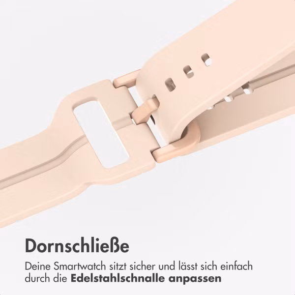 imoshion Silikonarmband für Samsung Galaxy Watch 4 / 5 / 6 / 7 (20 mm) - Rosa