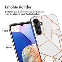 imoshion Design Hülle für das Samsung Galaxy A14 (5G/4G) - White Graphic