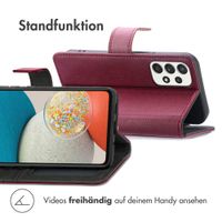 imoshion Luxuriöse Klapphülle Samsung Galaxy A53 - Bordeaux