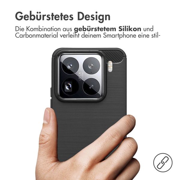 imoshion Brushed Back Cover Xiaomi 15 Pro - Schwarz