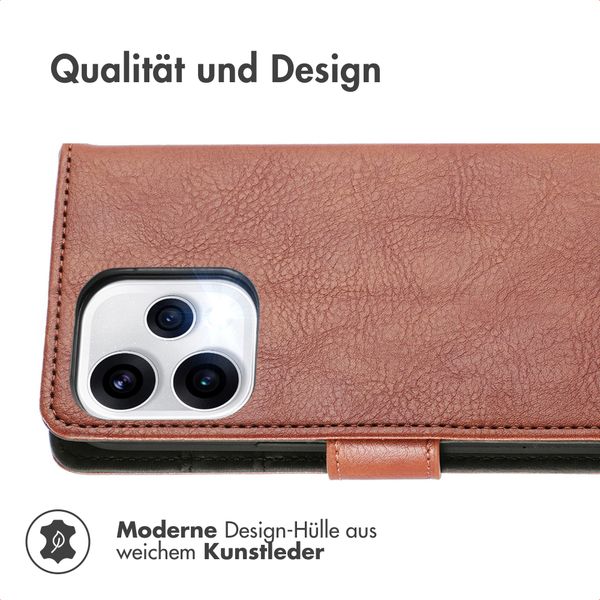 imoshion Luxuriöse Klapphülle Oppo Reno15 (5G) - Braun