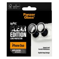 PanzerGlass Hoops Optic Rings Kameraschutz Apple iPhone Duo - Clear