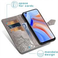 imoshion Mandala Klapphülle Oppo Reno4 5G - Grau