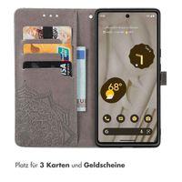 imoshion Mandala Klapphülle für das Google Pixel 7a - Grau