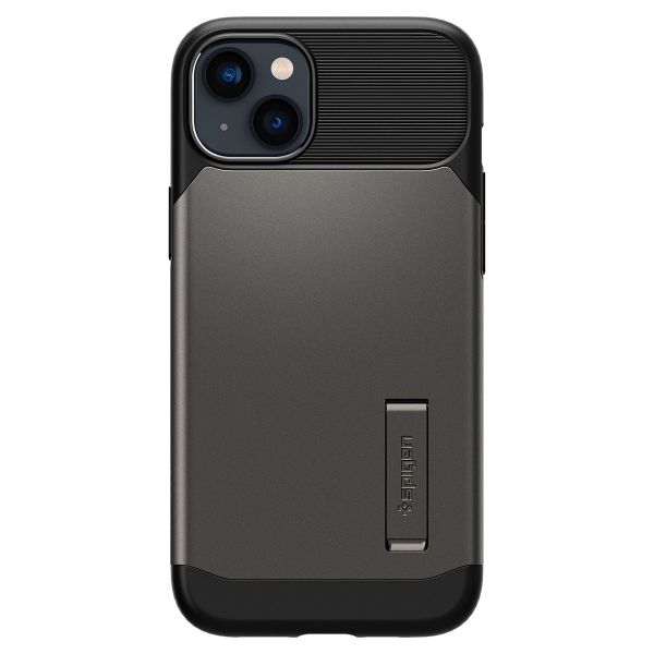 Spigen Slim Armor™ Case MagSafe für das iPhone 14 - Gunmetal